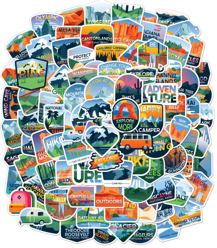 Adventure Vinyl Sticker Pack-Stickers-Tools 4 Teaching-Classroom Decor and More