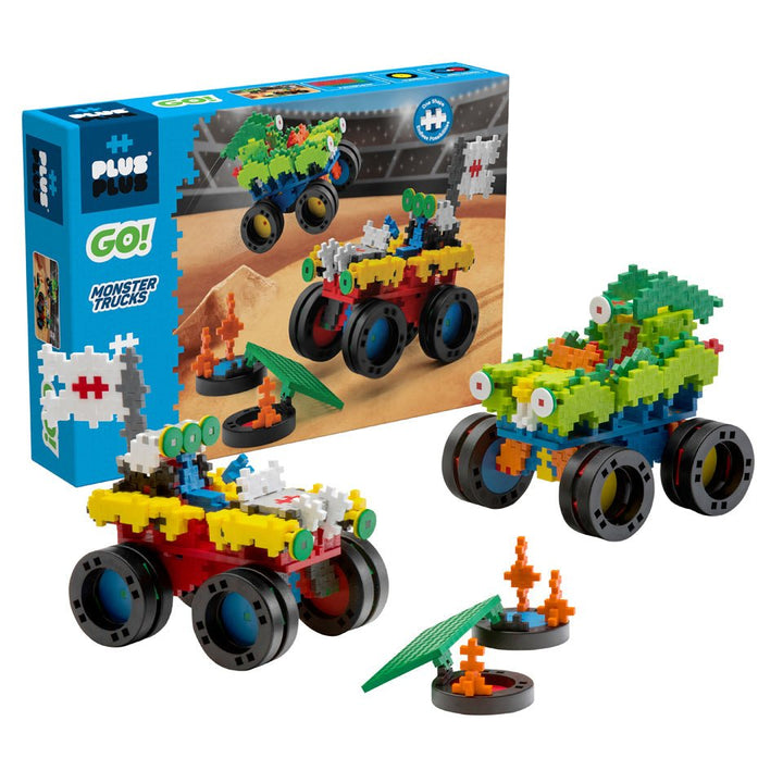 *PLUS PLUS® GO! Monster Trucks-Plus Plus-Tools 4 Teaching-Classroom Decor and More