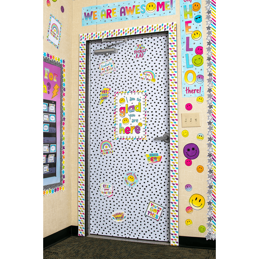 Brights 4Ever Smiley Faces Mini Accents-Accents-Tools 4 Teaching-Classroom Decor and More