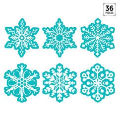 Snowflakes 6" Designer Cut-Outs-Tools 4 Teaching-Classroom Decor and More