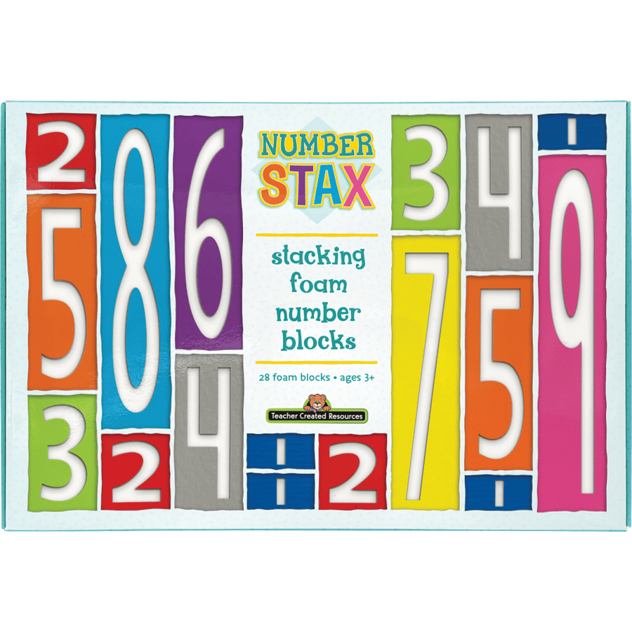 Number Stax - Stacking Foam Number Blocks-Teaching Materials-Tools 4 Teaching-Classroom Decor and More