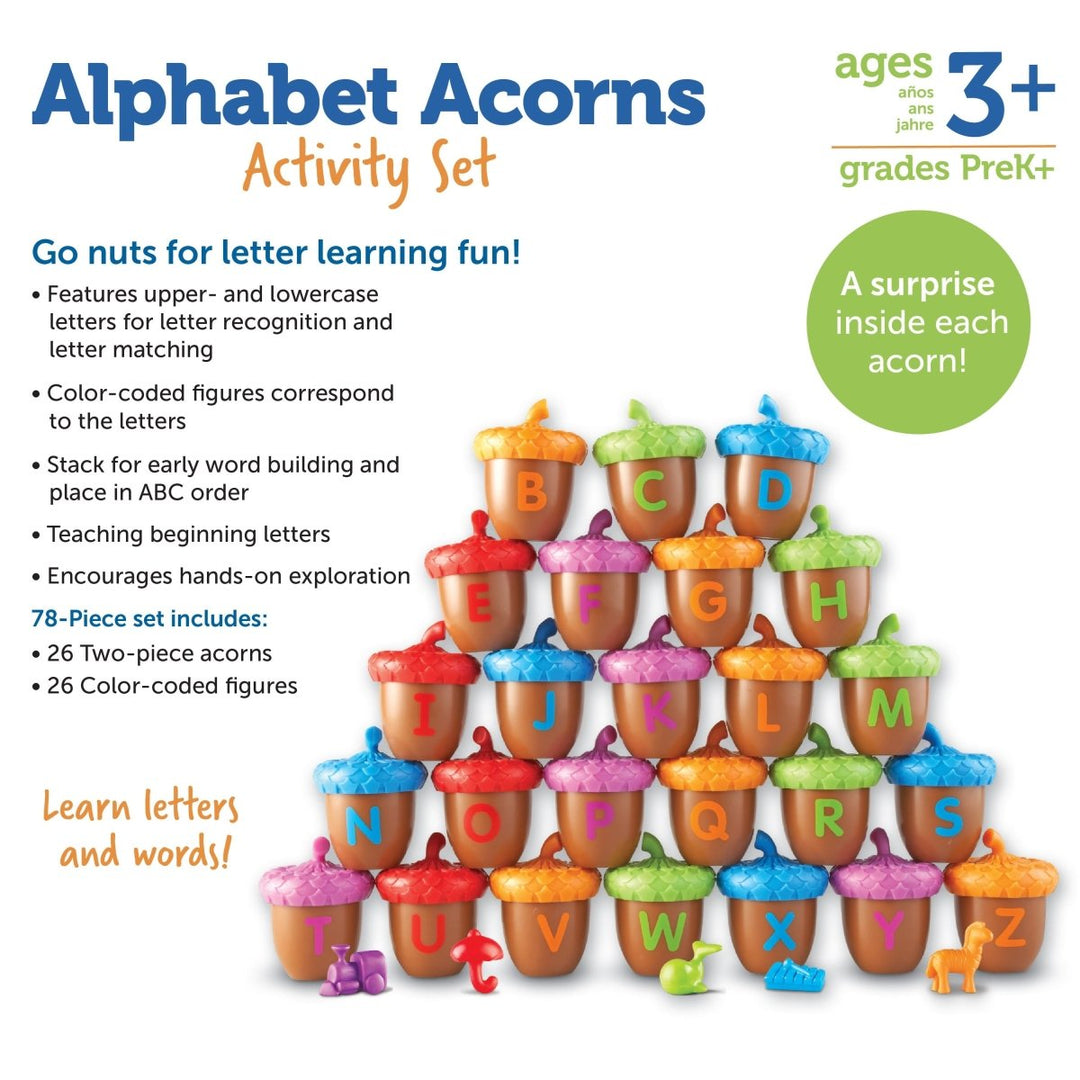 Alphabet Acorns Activity Set-Subjects - Reading - Alphabet-Tools 4 Teaching-Classroom Decor and More