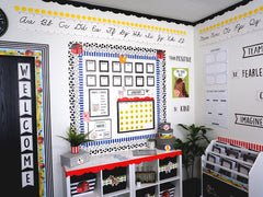 Cow Print EZ Border (Farm Friends)-Borders-Tools 4 Teaching-Classroom Decor and More