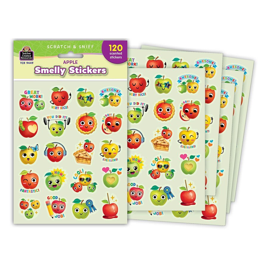 Apple Smelly Stickers-Stickers-Tools 4 Teaching-Classroom Decor and More