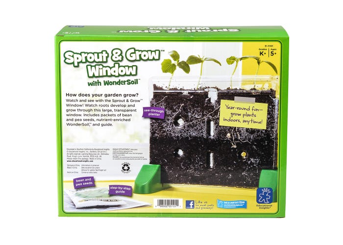 Sprout & Grow™ Window-Science & STEM-Tools 4 Teaching-Classroom Decor and More