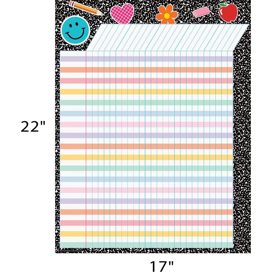 Cool for School Composition Incentive Chart-Charts-Tools 4 Teaching-Classroom Decor and More