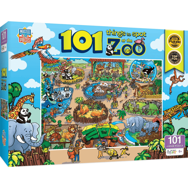 101 Things to Spot at the Zoo - 101 Piece Jigsaw Puzzle-Puzzles-Tools 4 Teaching-Classroom Decor and More