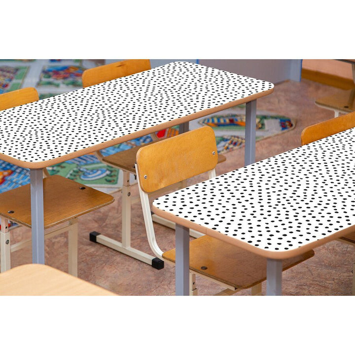 Black Painted Dots Peel and Stick Decorative Paper-Bulletin Board Paper - Fadeless-Tools 4 Teaching-Classroom Decor and More