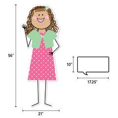 Stick Kids Jumbo Frankie Giant Banner-Banner-Tools 4 Teaching-Classroom Decor and More