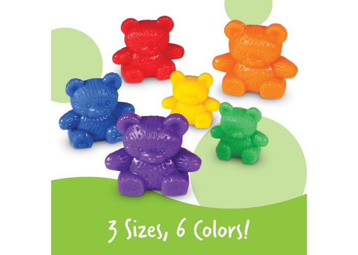 Three Bear Family® Counters, Set of 96-Numbers, Counting & Sorting-Tools 4 Teaching-Classroom Decor and More