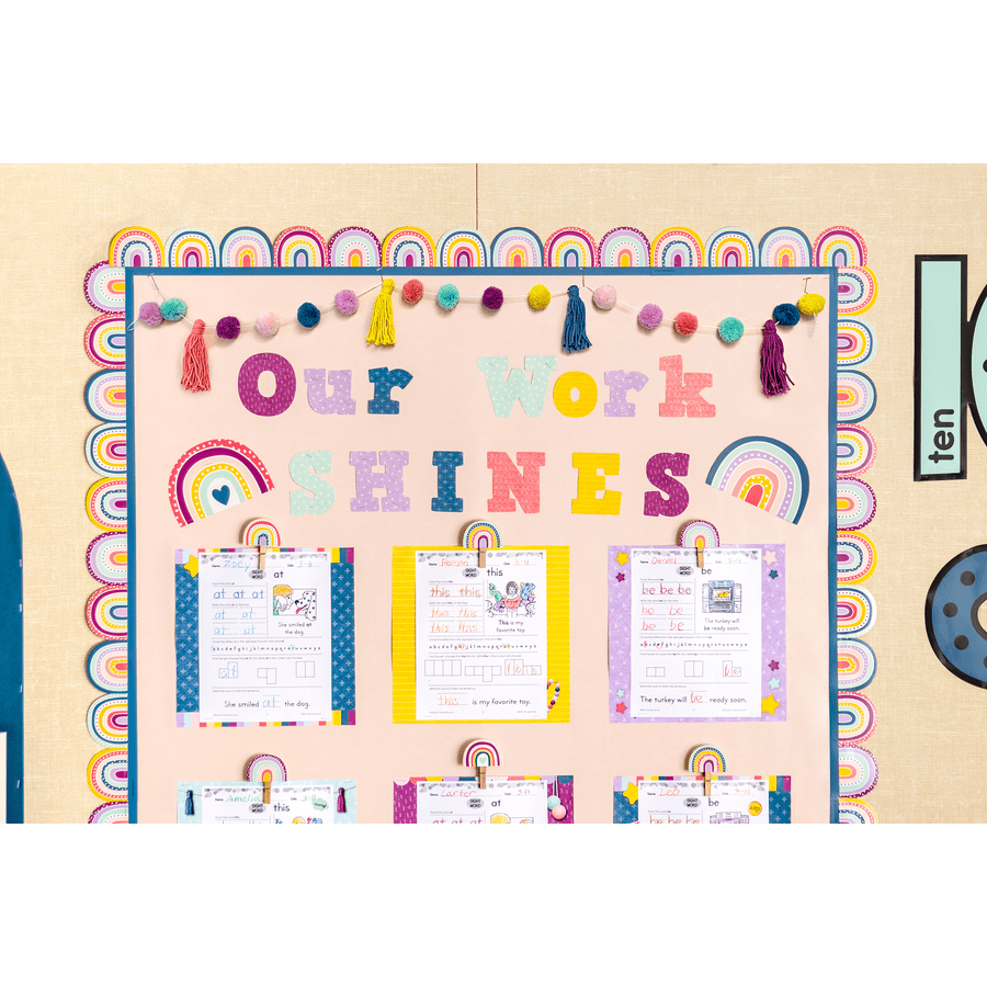 Oh Happy Day Pom-Pom and Tassels Garland-Garland-Tools 4 Teaching-Classroom Decor and More