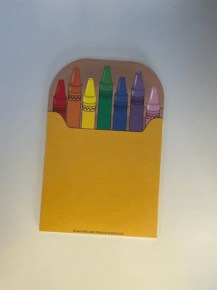 Large Notepad - Crayon Box-Notepads-Tools 4 Teaching-Classroom Decor and More