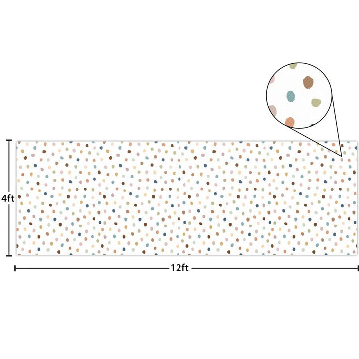 Better Than Paper® Bulletin Board Roll: Everyone is Welcome Painted Dots-Bulletin Board Paper - Better Than Paper-Tools 4 Teaching-Classroom Decor and More