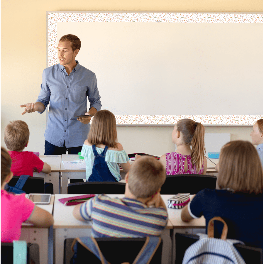 Terrazzo Tones Straight Border Trim-Borders-Tools 4 Teaching-Classroom Decor and More