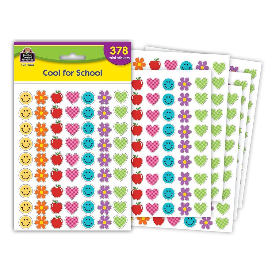 Cool for School Mini Stickers-Stickers-Tools 4 Teaching-Classroom Decor and More