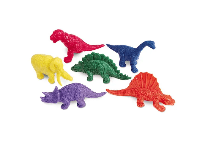 Mini Dino Counters, Set of 108-Numbers, Counting & Sorting-Tools 4 Teaching-Classroom Decor and More