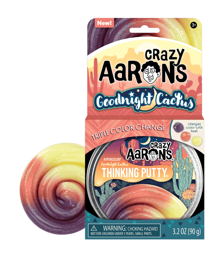 Crazy Aaron's® - Mini Thinking Putty® (Goodnight Cactus)-Thinking Putty-Tools 4 Teaching-Classroom Decor and More