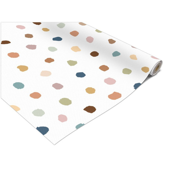 Better Than Paper® Bulletin Board Roll: Everyone is Welcome Painted Dots-Bulletin Board Paper - Better Than Paper-Tools 4 Teaching-Classroom Decor and More