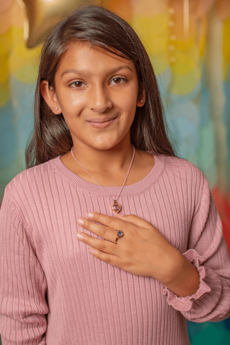 Boutique Chic Lilac Love Necklace-Dress Up & Jewelry-Tools 4 Teaching-Classroom Decor and More