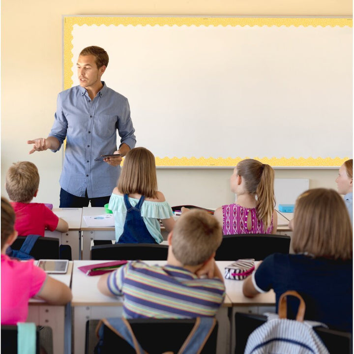 Composition Yellow Scalloped Border Trim-Borders-Tools 4 Teaching-Classroom Decor and More