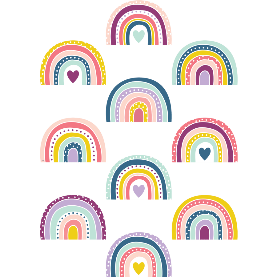 Oh Happy Day Rainbow Accents-Accents-Tools 4 Teaching-Classroom Decor and More