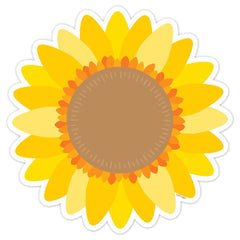 Sunflower 6" Designer Cut-Outs-Accents-Tools 4 Teaching-Classroom Decor and More