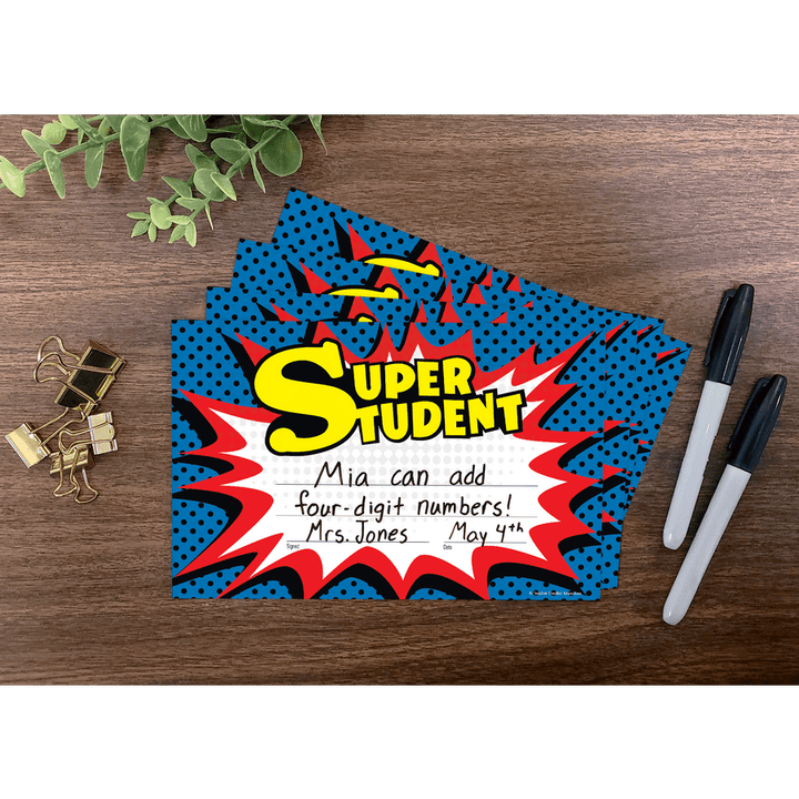 Superhero Super Student Awards-Awards-Tools 4 Teaching-Classroom Decor and More