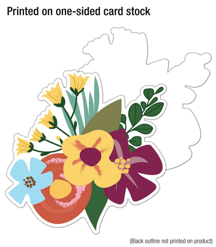 Grow Together Jumbo Flowers and Greenery Cutouts-Accents-Tools 4 Teaching-Classroom Decor and More