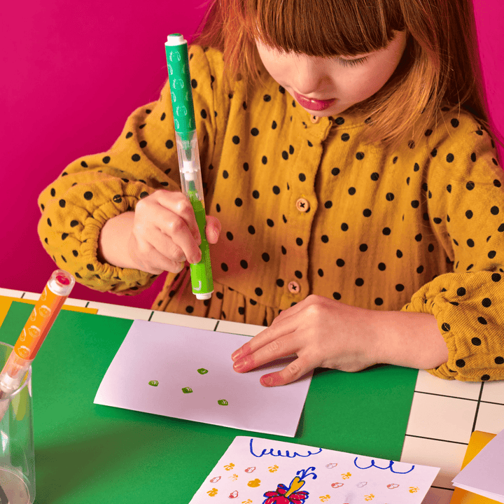 OOLY x Peanuts Double-Ended Brush & Stamp Markers - Set of 12-Art Supplies-Tools 4 Teaching-Classroom Decor and More