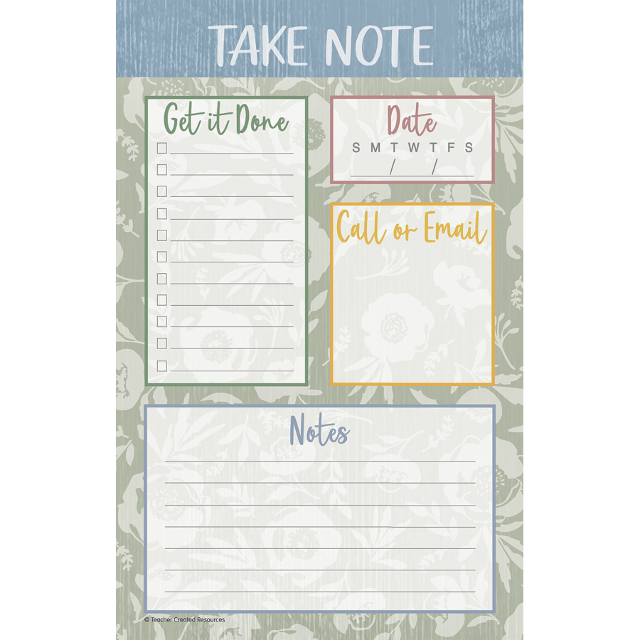 Classroom Cottage Notepad-Notepads-Tools 4 Teaching-Classroom Decor and More