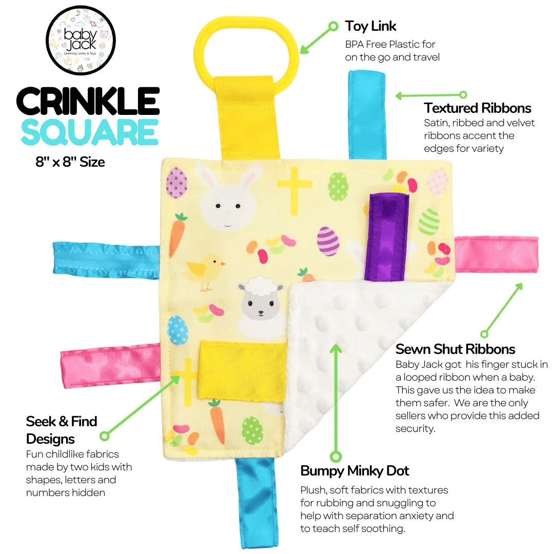 Easter Crinkle Tag Square-Baby & Toddler-Tools 4 Teaching-Classroom Decor and More