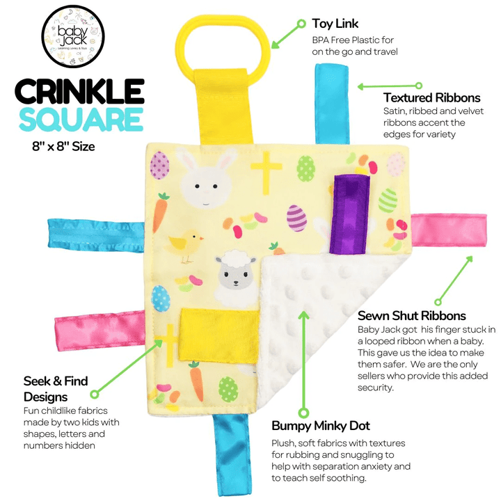 Easter Crinkle Tag Square-Baby & Toddler-Tools 4 Teaching-Classroom Decor and More
