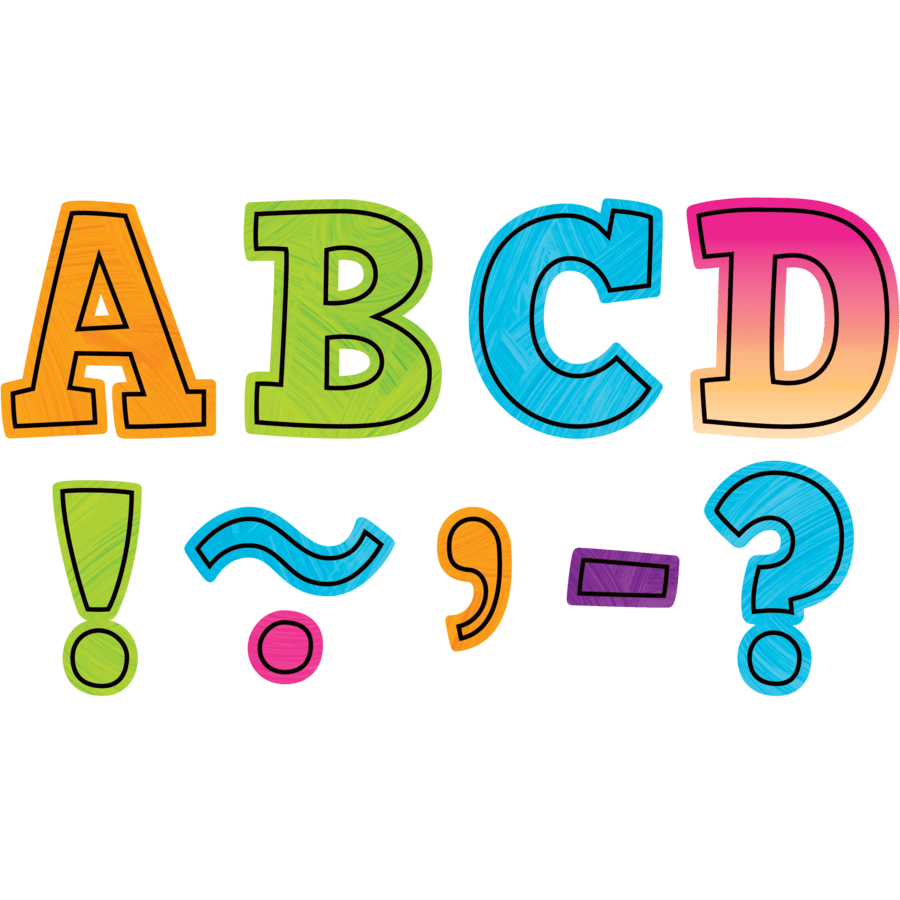 Brights 4Ever Bold Block 3" Magnetic Letters-Magnetic-Tools 4 Teaching-Classroom Decor and More