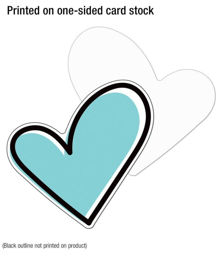 Kind Vibes Jumbo Doodle Hearts Extra Large Cutouts-Tools 4 Teaching-Classroom Decor and More