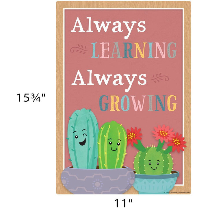 Happy Cactus Crew Positive Sayings Small Poster Pack-Posters-Tools 4 Teaching-Classroom Decor and More