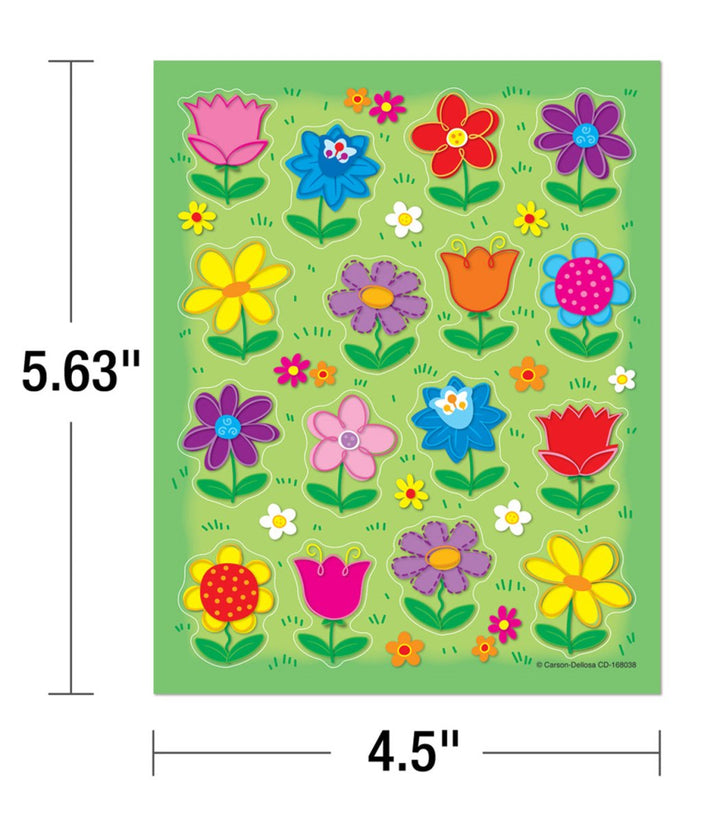 Flowers Shape Stickers-Stickers-Tools 4 Teaching-Classroom Decor and More