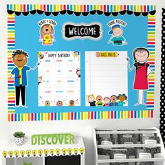 All Are Welcome Bulletin Board Set-Bulletin Board Sets-Tools 4 Teaching-Classroom Decor and More