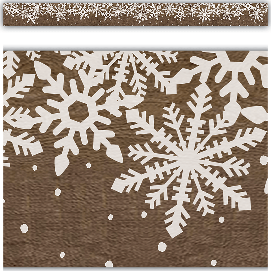 Home Sweet Classroom Winter Straight Border-Tools 4 Teaching-Classroom Decor and More