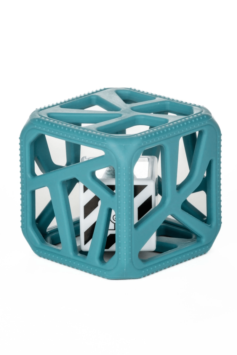 Chew Cube - Turquoise-Baby & Toddler-Tools 4 Teaching-Classroom Decor and More