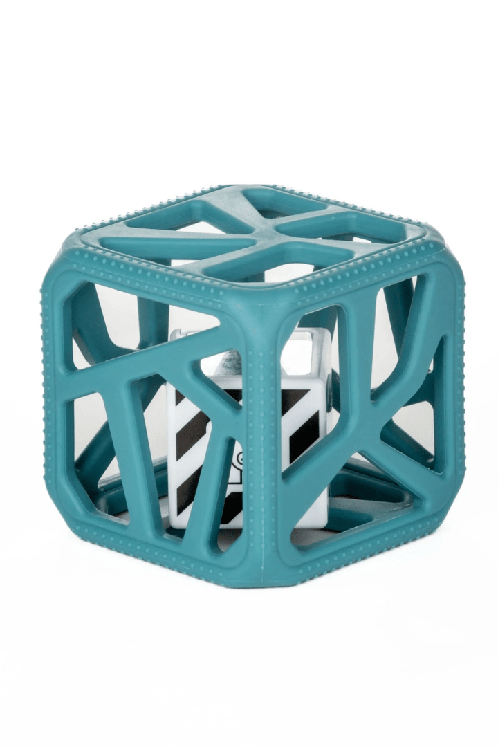 Chew Cube - Turquoise-Baby & Toddler-Tools 4 Teaching-Classroom Decor and More