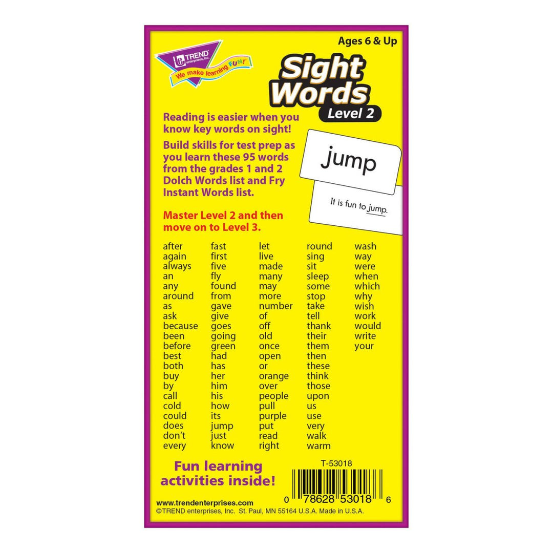 Sight Words – Level 2 Skill Drill Flash Cards-Flashcards-Tools 4 Teaching-Classroom Decor and More