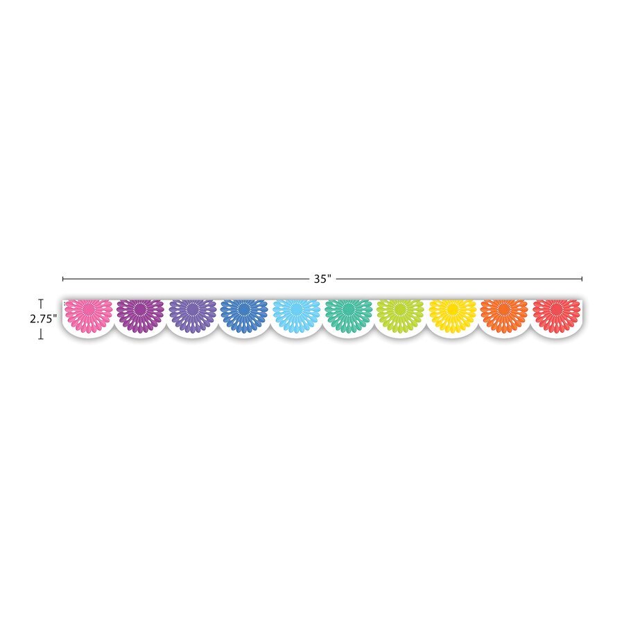 Colorful Fiesta Die-Cut Border Trim-Borders-Tools 4 Teaching-Classroom Decor and More