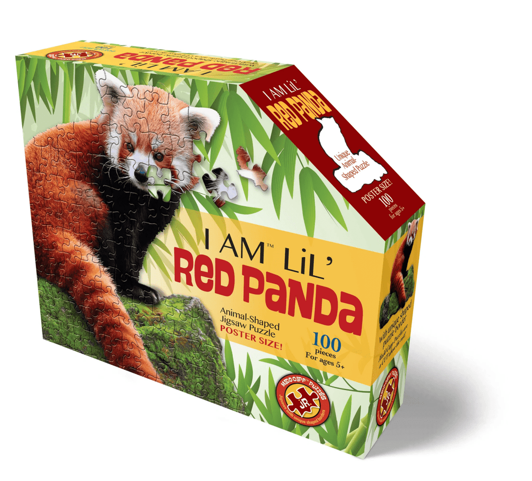 I AM LiL' RED PANDA 100 pcs Puzzle-Puzzles-Tools 4 Teaching-Classroom Decor and More