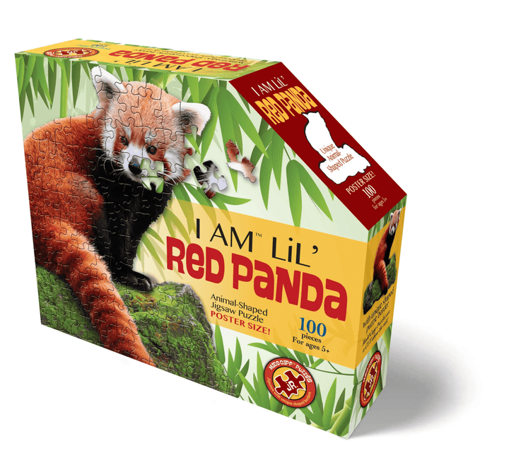 I AM LiL' RED PANDA 100 pcs Puzzle-Puzzles-Tools 4 Teaching-Classroom Decor and More