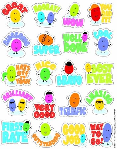 Jelly Beans Scented Stickers-Stickers-Tools 4 Teaching-Classroom Decor and More