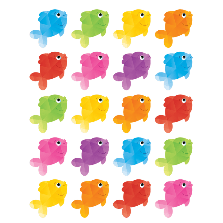 Colorful Fish Stickers-Stickers-Tools 4 Teaching-Classroom Decor and More
