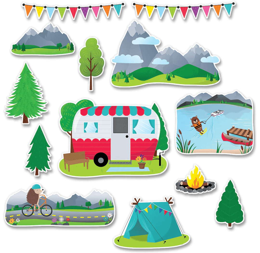 Woodland Friends Woodland Fun Bulletin Board-Bulletin Board Sets-Tools 4 Teaching-Classroom Decor and More