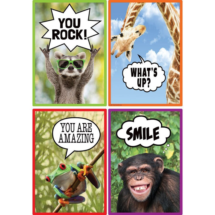 Go Wild Animals Small Poster Pack-Posters-Tools 4 Teaching-Classroom Decor and More