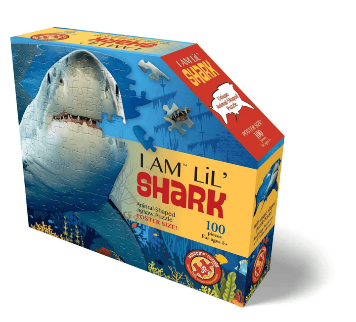 I AM LiL' SHARK 100 pcs Puzzle-Puzzles-Tools 4 Teaching-Classroom Decor and More