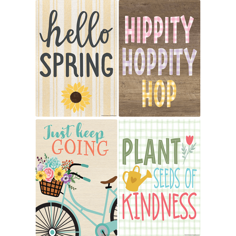 Spring Small Poster Pack-Posters-Tools 4 Teaching-Classroom Decor and More